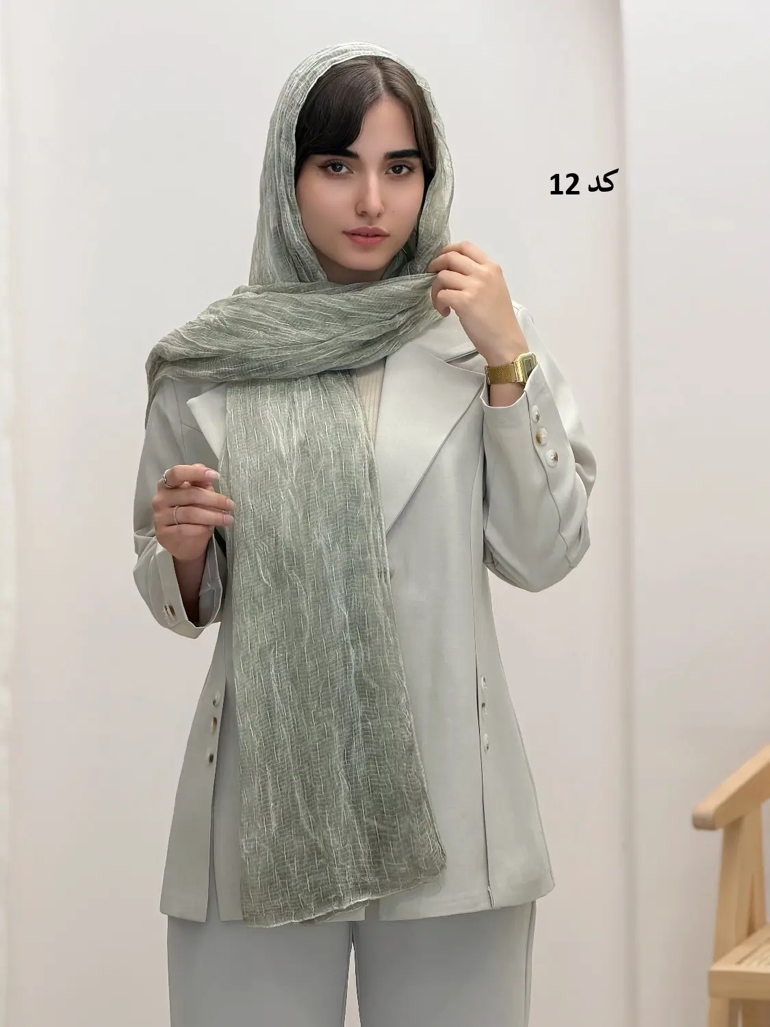 4494-شال ابریشم بیتا